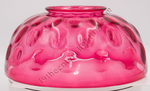 Cranberry Thumbprint Hanging Lamp Shades