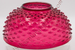 Cranberry Hobnail Hanging Lamp Shades
