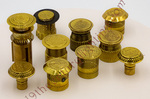 Restored Antique Brass Flame Spreaders