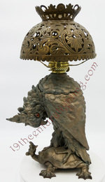 Cockatoo Riding a Dragon Turtle